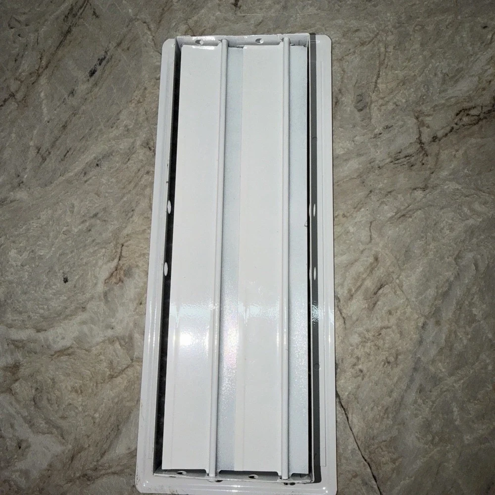 Floor Register 4X12(Duct Opening Measurements) Heavy Duty Walkable Register WHT